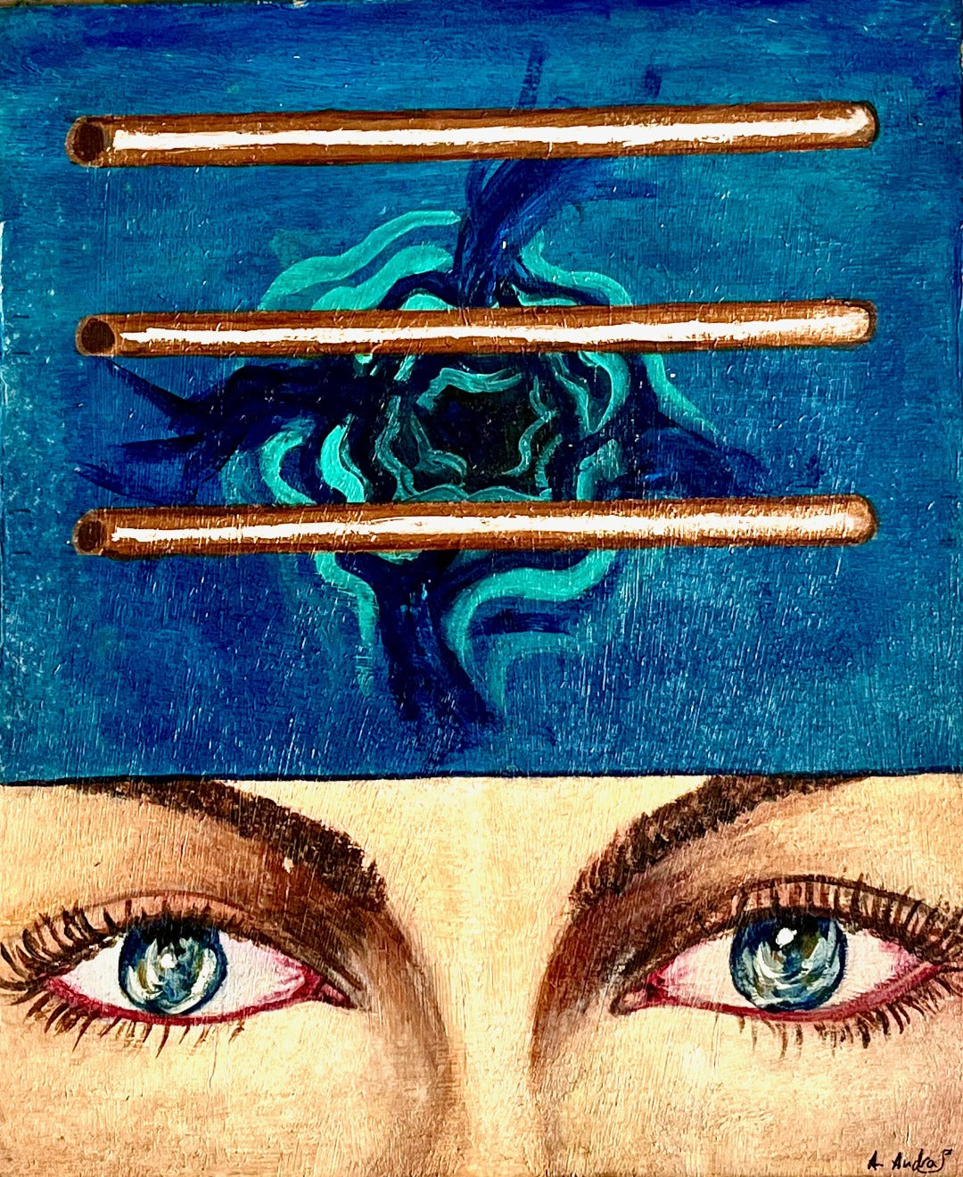 Imprisoned by Your Thoughts Blue, ORIGINAL