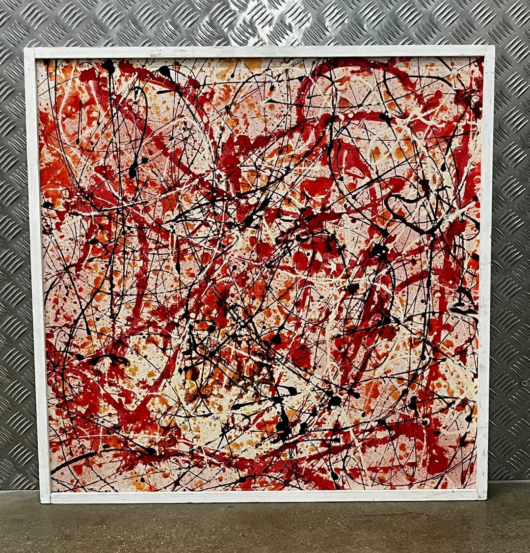 ABSTRACT RED