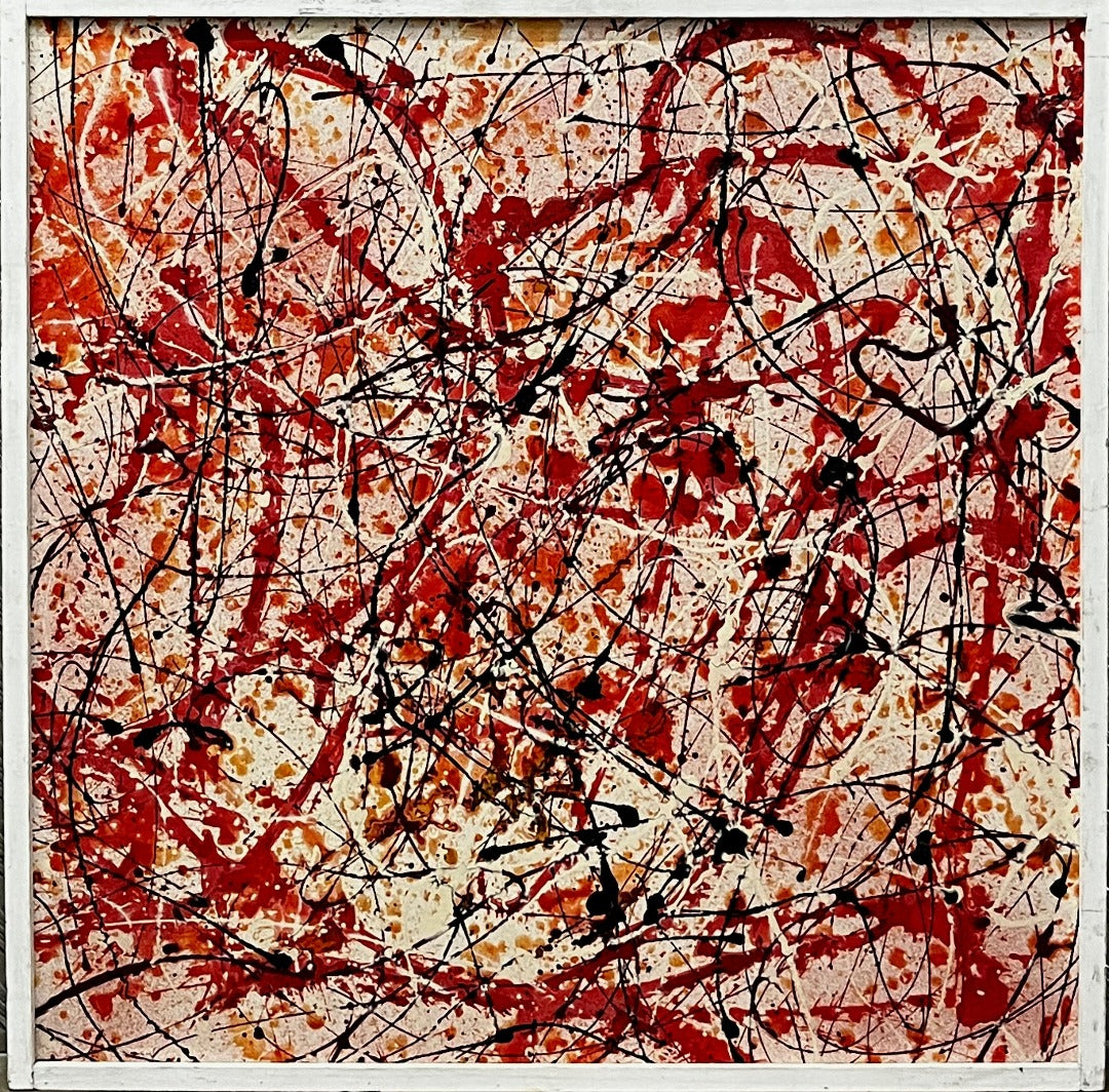 ABSTRACT RED