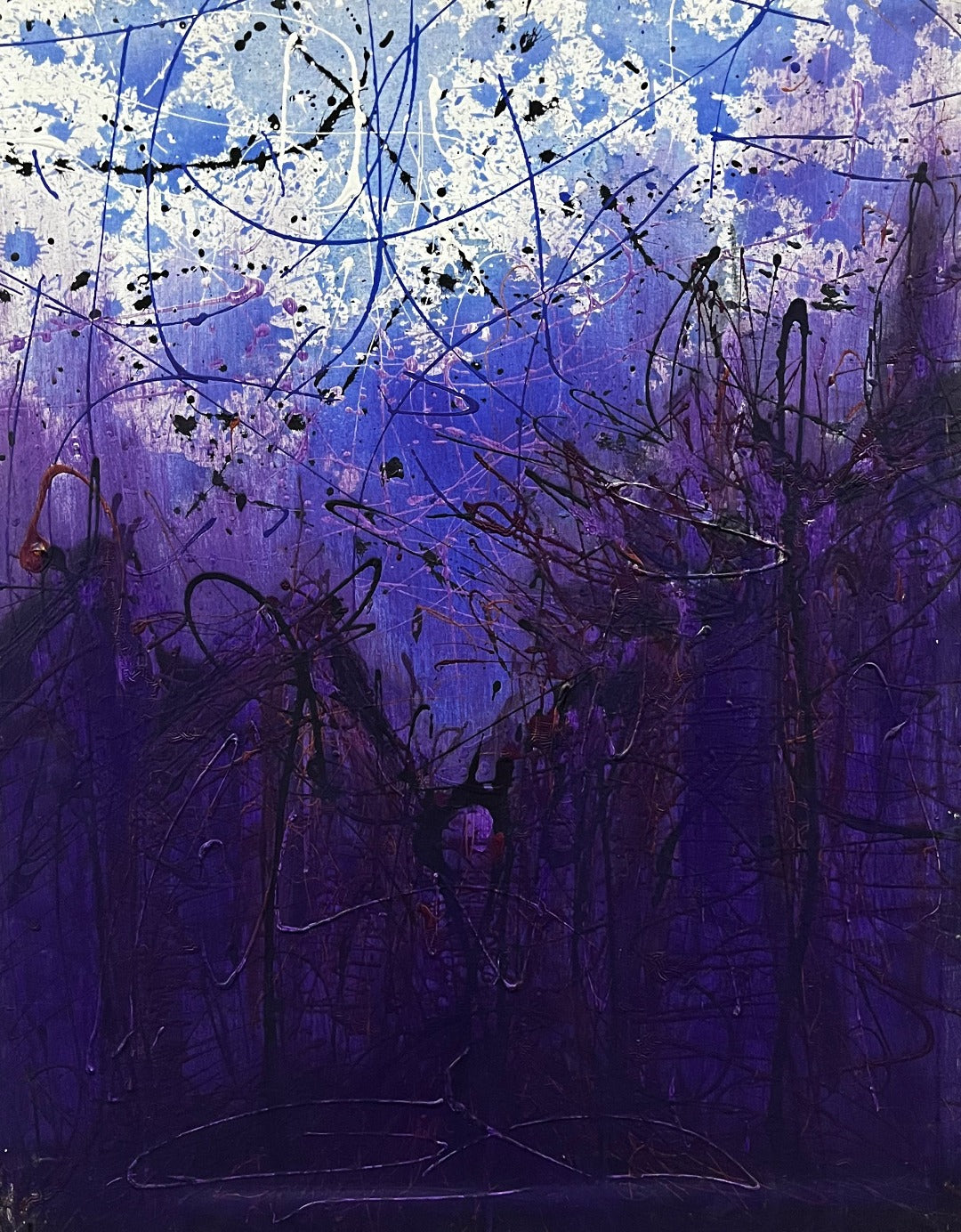 PURPLE RAIN, ORIGINAL PAINTING