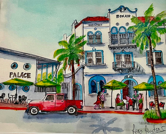 PRINT BON AIR HOTEL, MIAMI BEACH