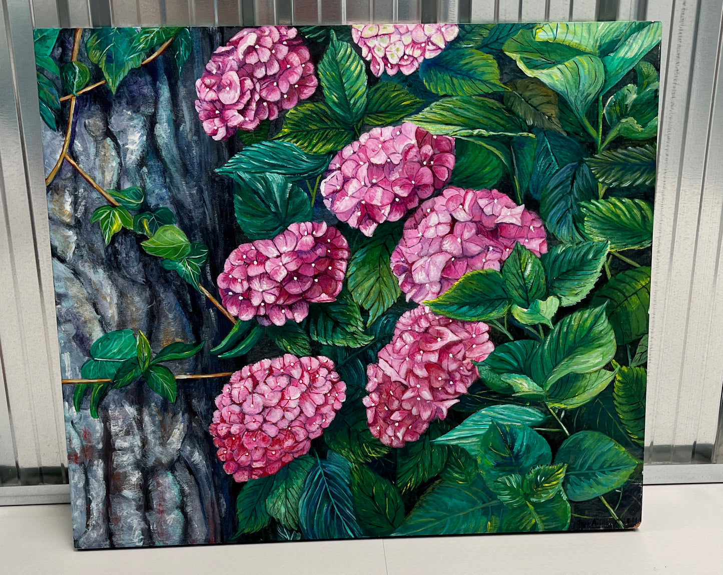 HYDRANGEAS FROM MY GARDEN. ORIGINAL
