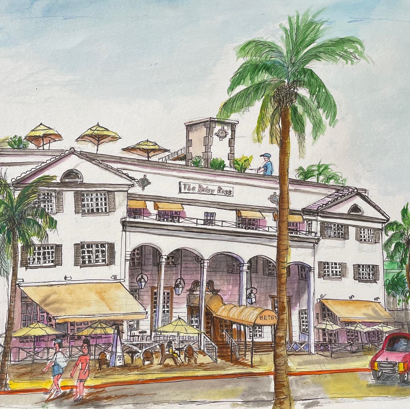 CUSTOM PORTRAITS, Betsy Hotel, Miami Beach