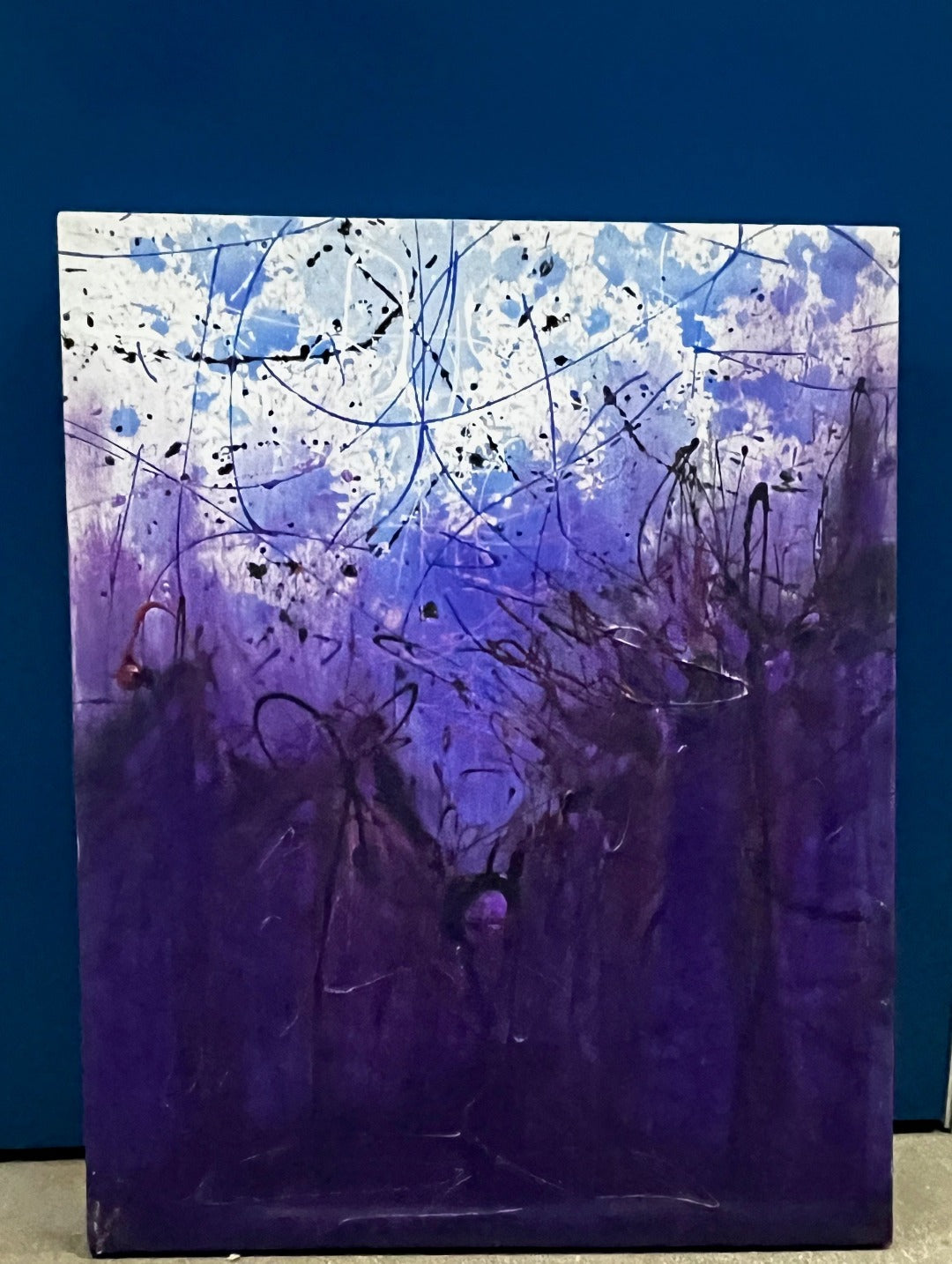 PURPLE RAIN, ORIGINAL PAINTING