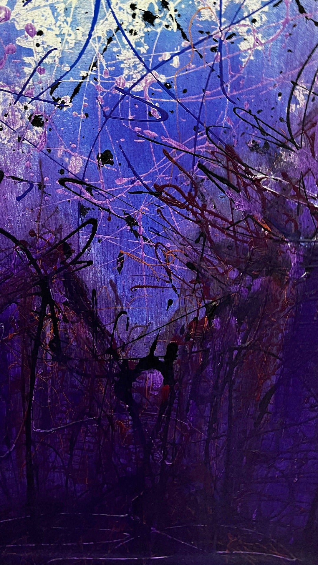 PURPLE RAIN, ORIGINAL PAINTING